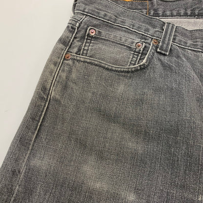 【中古品】【メンズ】 刻印3496 501 先染め BLACK DENIM PANTS ブラック デニム パンツ ボトムス ズボン 157-260110-cs-05-izu サイズ：34×30 カラー：ブラック 万代Net店