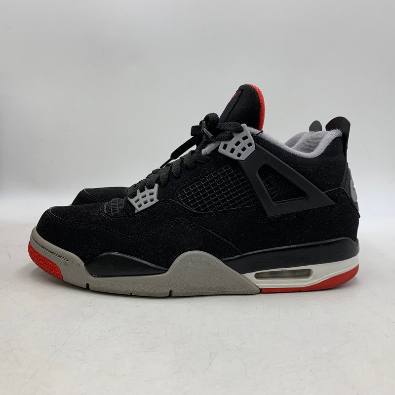 【中古品】【メンズ】 NIKE ナイキ 308497-060 AIR JORDAN 4 RETRO (2019) エアジョーダン 4レトロ スニーカー シューズ 靴 160-251216-cs-19-izu サイズ：28.5cm カラー：BLACK/FIRE RED-CEMENT GREY 万代Net店