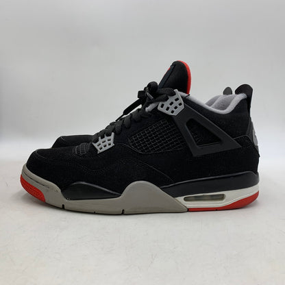 【中古品】【メンズ】 NIKE ナイキ 308497-060 AIR JORDAN 4 RETRO (2019) エアジョーダン 4レトロ スニーカー シューズ 靴 160-251216-cs-19-izu サイズ：28.5cm カラー：BLACK/FIRE RED-CEMENT GREY 万代Net店