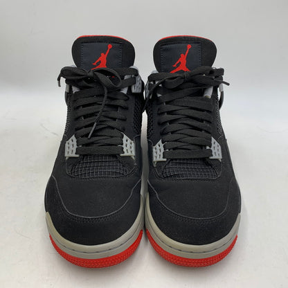 【中古品】【メンズ】 NIKE ナイキ 308497-060 AIR JORDAN 4 RETRO (2019) エアジョーダン 4レトロ スニーカー シューズ 靴 160-251216-cs-19-izu サイズ：28.5cm カラー：BLACK/FIRE RED-CEMENT GREY 万代Net店
