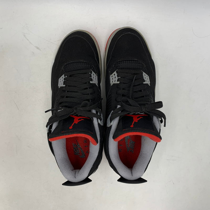 【中古品】【メンズ】 NIKE ナイキ 308497-060 AIR JORDAN 4 RETRO (2019) エアジョーダン 4レトロ スニーカー シューズ 靴 160-251216-cs-19-izu サイズ：28.5cm カラー：BLACK/FIRE RED-CEMENT GREY 万代Net店