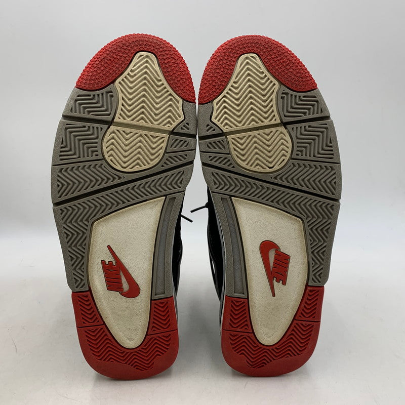 【中古品】【メンズ】 NIKE ナイキ 308497-060 AIR JORDAN 4 RETRO (2019) エアジョーダン 4レトロ スニーカー シューズ 靴 160-251216-cs-19-izu サイズ：28.5cm カラー：BLACK/FIRE RED-CEMENT GREY 万代Net店