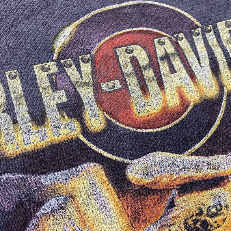 【現状渡し品】【メンズ】 HARLEY DAVIDSON ハーレーダビッドソン HARLEY GIRL SS TEE ショートスリーブ Tシャツ 半袖 トップス 146-251223-as-23-izu サイズ：2XL カラー：ブラック系 万代Net店