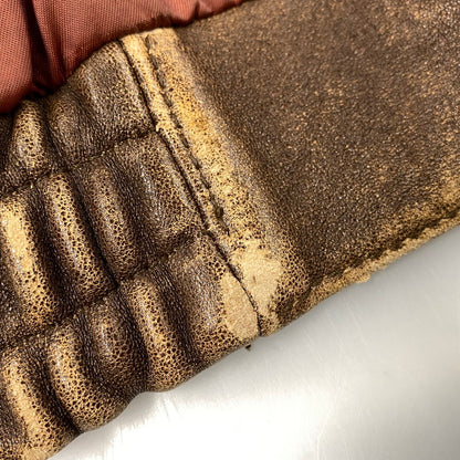 【現状渡し品】【メンズ】 USED G-1 LAMB LEATHER JACKET K1-110 ラムレザージャケット アウター 146-251216-as-24-izu サイズ：M カラー：ブラウン 万代Net店