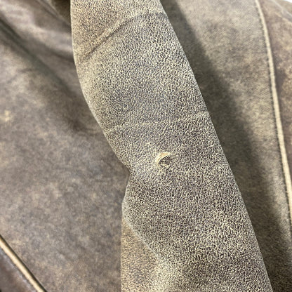 【現状渡し品】【メンズ】 USED G-1 LAMB LEATHER JACKET K1-110 ラムレザージャケット アウター 146-251216-as-24-izu サイズ：M カラー：ブラウン 万代Net店