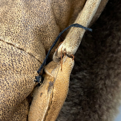 【現状渡し品】【メンズ】 USED G-1 LAMB LEATHER JACKET K1-110 ラムレザージャケット アウター 146-251216-as-24-izu サイズ：M カラー：ブラウン 万代Net店