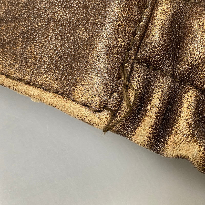 【現状渡し品】【メンズ】 USED G-1 LAMB LEATHER JACKET K1-110 ラムレザージャケット アウター 146-251216-as-24-izu サイズ：M カラー：ブラウン 万代Net店