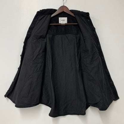 【中古品】【メンズ】 WTAPS ダブルタップス 242WVDT-SHM05 24AW WCPO LS COTTON CORDUROY ダブルシーピーオー ロングスリーブ コットン コーデュロイ 142-251217-cs-05-izu サイズ：02 カラー：ブラック 万代Net店