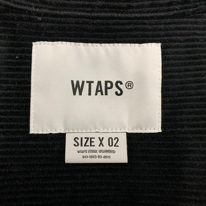 【中古品】【メンズ】 WTAPS ダブルタップス 242WVDT-SHM05 24AW WCPO LS COTTON CORDUROY ダブルシーピーオー ロングスリーブ コットン コーデュロイ 142-251217-cs-05-izu サイズ：02 カラー：ブラック 万代Net店