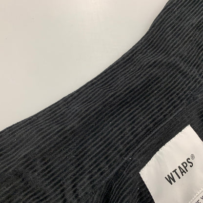 【中古品】【メンズ】 WTAPS ダブルタップス 242WVDT-SHM05 24AW WCPO LS COTTON CORDUROY ダブルシーピーオー ロングスリーブ コットン コーデュロイ 142-251217-cs-05-izu サイズ：02 カラー：ブラック 万代Net店