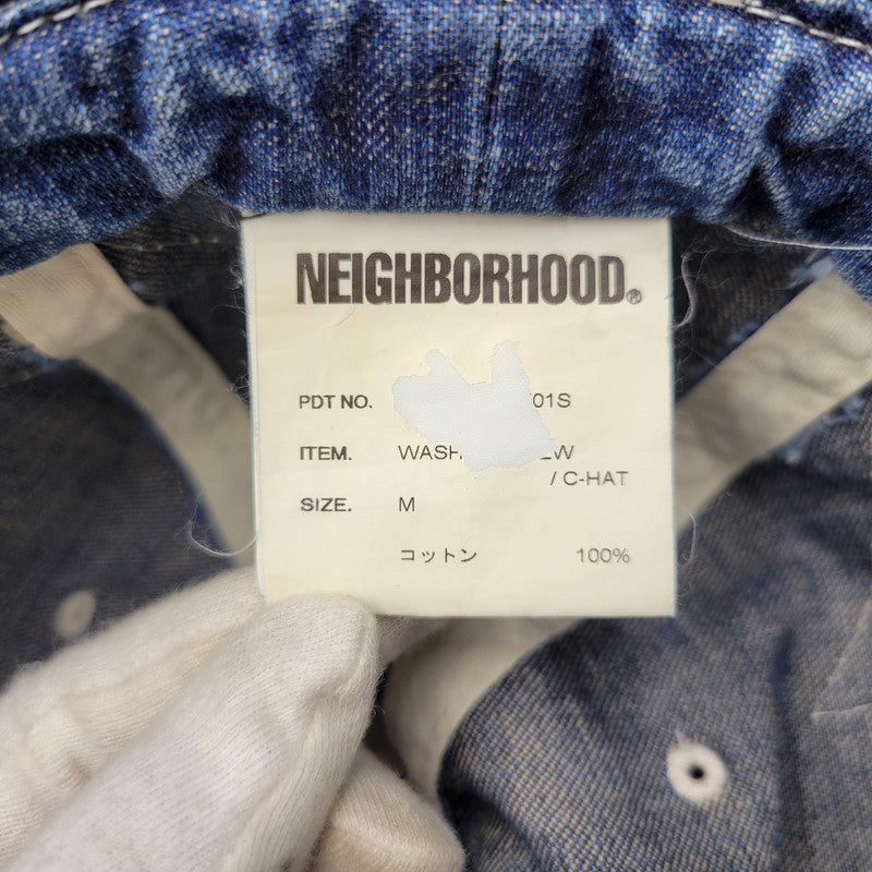 【中古品】【メンズ/レディース】 NEIGHBORHOOD ネイバーフッド 201YGNH-HT01S WASHED CREW C-HAT ウォッシュド クルー シーハット 帽子 185-251220-cs-09-izu サイズ：M カラー：ブルー 万代Net店