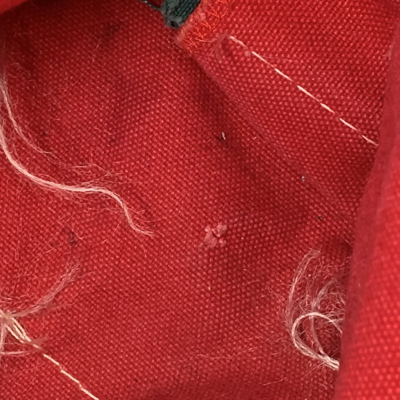 【中古品】【メンズ/レディース】 L.L.Bean エルエルビーン 90S カタディンロゴ トートバッグ カバン 鞄 188-251217-kh-01-izu カラー：レッド×グリーン 万代Net店