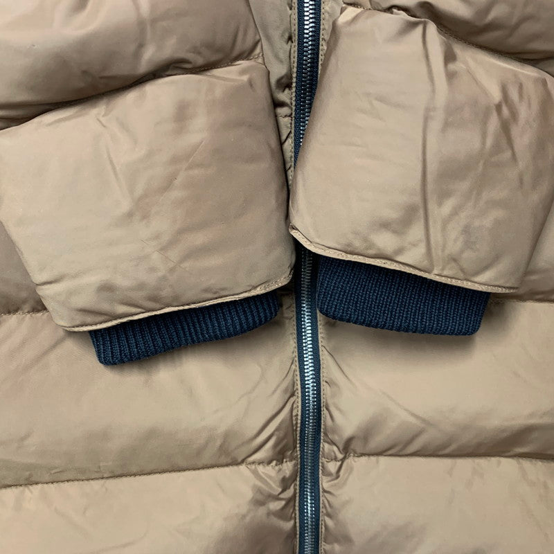 【中古品】【レディース】 W11CPMAK1CNW0TN211 国内正規 11AW NO COLLAR DOWN COAT ノー カラー ダウン コート アウター 168-251217-cs-03-izu サイズ：40 カラー：ブラウン 万代Net店