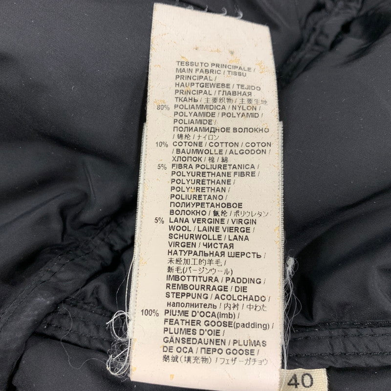 【中古品】【レディース】 W11CPMAK1CNW0TN211 国内正規 11AW NO COLLAR DOWN COAT ノー カラー ダウン コート アウター 168-251217-cs-03-izu サイズ：40 カラー：ブラウン 万代Net店