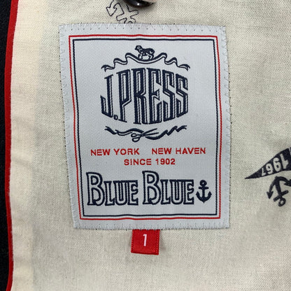 【中古品】【メンズ】 J.PRESS×BLUE BLUE ジェイプレス×ブルーブルー 金ボタン 3B WOOL TAILORED JACKET ウール テーラード ジャケット アウター 145-251217-cs-08-izu サイズ：1 カラー：ブラック 万代Net店