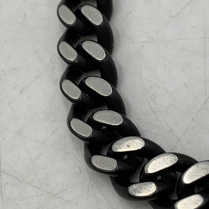 【中古品】【メンズ/レディース】 DIESEL ディーゼル DX1385040 喜平 STAINLESS NECKLACE ステンレス ネックレス キヘイ アクセサリー 192-251217-kh-02-izu カラー：ブラック×シルバー 万代Net店