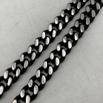 【中古品】【メンズ/レディース】 DIESEL ディーゼル DX1385040 喜平 STAINLESS NECKLACE ステンレス ネックレス キヘイ アクセサリー 192-251217-kh-02-izu カラー：ブラック×シルバー 万代Net店