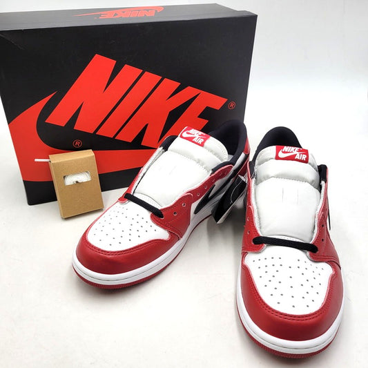 【中古美品】【メンズ】 NIKE ナイキ HQ6998-600 AIR JORDAN エア ジョーダン1 RETRO LOW OG レトロ ロー オージー CHICAGO シカゴ (2025) スニーカー シューズ 靴 160-251218-ya-06-izu サイズ：27.5cm カラー：VARSITY RED/BLACK/SUMMIT WHITE 万代Net店