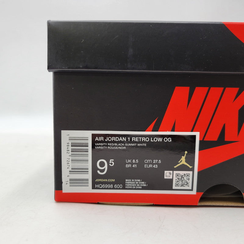 【中古美品】【メンズ】 NIKE ナイキ HQ6998-600 AIR JORDAN エア ジョーダン1 RETRO LOW OG レトロ ロー オージー CHICAGO シカゴ (2025) スニーカー シューズ 靴 160-251218-ya-06-izu サイズ：27.5cm カラー：VARSITY RED/BLACK/SUMMIT WHITE 万代Net店
