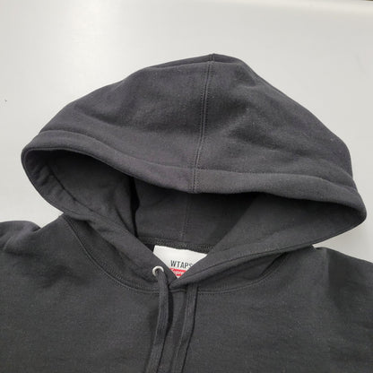 【中古美品】【メンズ】 Supreme シュプリーム × WTAPS ダブルタップス 21AW SIC'EM シック エム HOODED SWEATSHIRT フーデッド スウェットシャツ トップス パーカー 149-251218-ya-04-izu サイズ：Ｌ カラー：ブラック 万代Net店