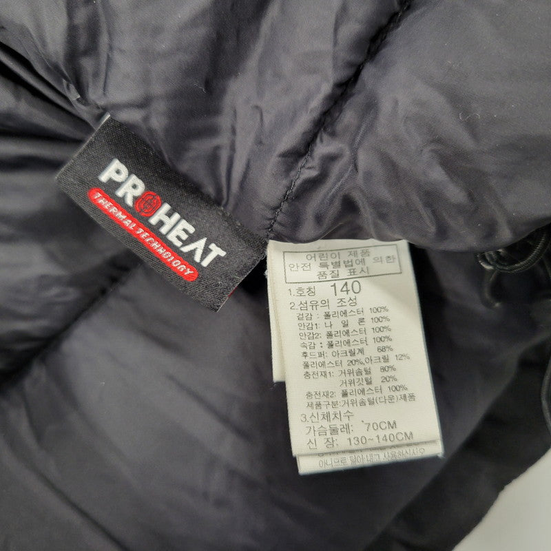【現状渡し品】【キッズ】 THE NORTH FACE ザ・ノースフェイス MCMURDO SERIES DOWN JACKET NJ1DI53S マクマードシリーズ ダウンジャケット アウター 173-251218-as-11-izu サイズ：140 カラー：ブラック 万代Net店