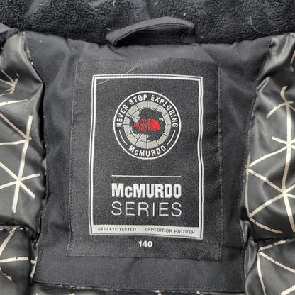 【現状渡し品】【キッズ】 THE NORTH FACE ザ・ノースフェイス MCMURDO SERIES DOWN JACKET NJ1DI53S マクマードシリーズ ダウンジャケット アウター 173-251218-as-11-izu サイズ：140 カラー：ブラック 万代Net店