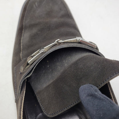 【中古品】【メンズ】 1580 SUEDE BIT LOAFERS スウェードビットローファー 靴 シューズ 183-251218-ya-07-izu サイズ：42 カラー：ブラック 万代Net店