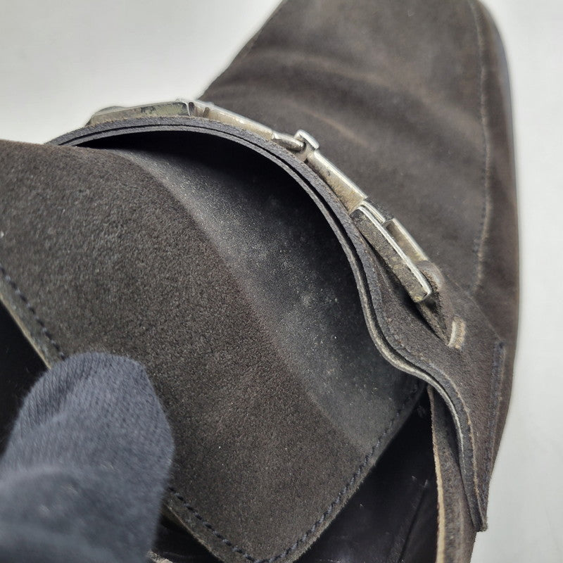 【中古品】【メンズ】 1580 SUEDE BIT LOAFERS スウェードビットローファー 靴 シューズ 183-251218-ya-07-izu サイズ：42 カラー：ブラック 万代Net店