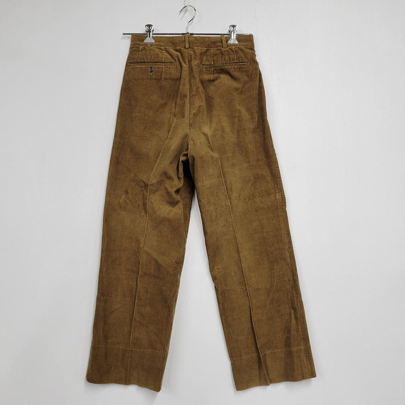 【中古品】【メンズ】 初期 デカオム 70S-80S DOUBLE CORDUROY ダブル コーデュロイ SET UP セット アップ スーツ 140-251218-ya-14-izu サイズ：Ｓ カラー：ブラウン 万代Net店
