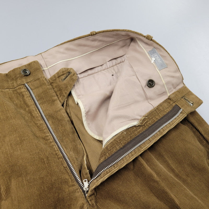 【中古品】【メンズ】 初期 デカオム 70S-80S DOUBLE CORDUROY ダブル コーデュロイ SET UP セット アップ スーツ 140-251218-ya-14-izu サイズ：Ｓ カラー：ブラウン 万代Net店