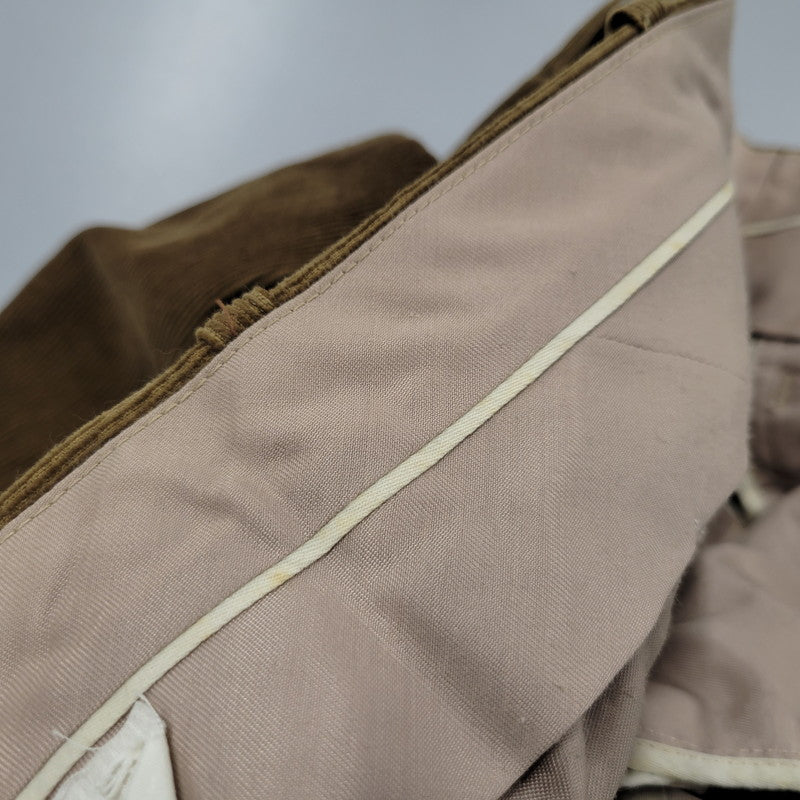 【中古品】【メンズ】 初期 デカオム 70S-80S DOUBLE CORDUROY ダブル コーデュロイ SET UP セット アップ スーツ 140-251218-ya-14-izu サイズ：Ｓ カラー：ブラウン 万代Net店
