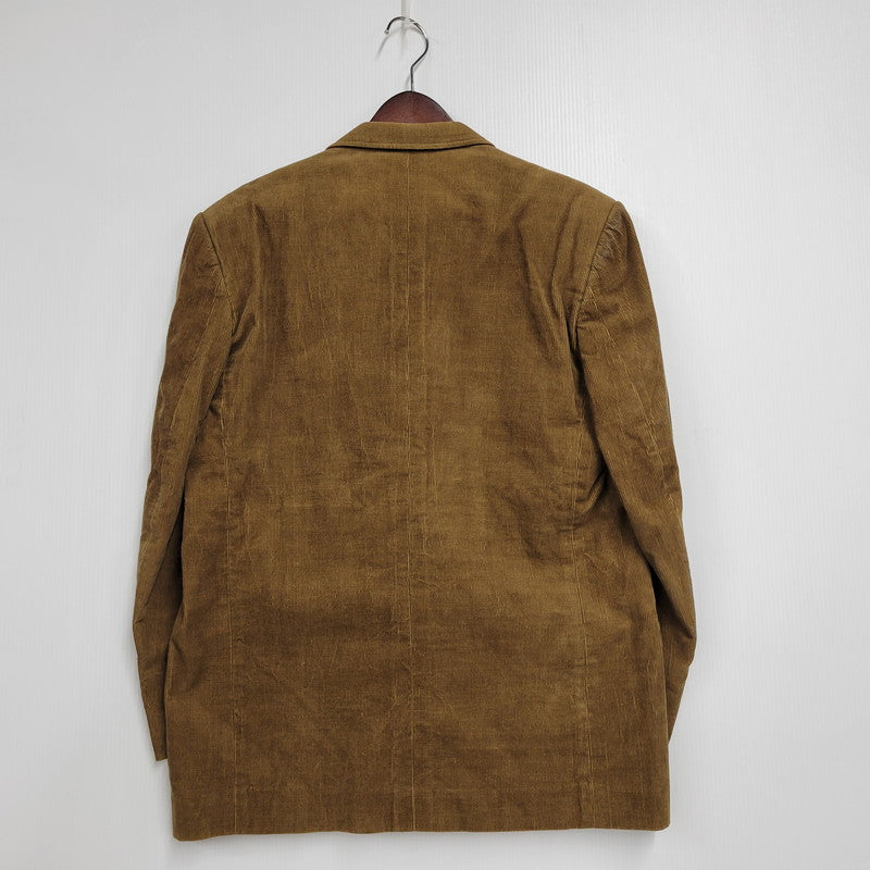 【中古品】【メンズ】 初期 デカオム 70S-80S DOUBLE CORDUROY ダブル コーデュロイ SET UP セット アップ スーツ 140-251218-ya-14-izu サイズ：Ｓ カラー：ブラウン 万代Net店