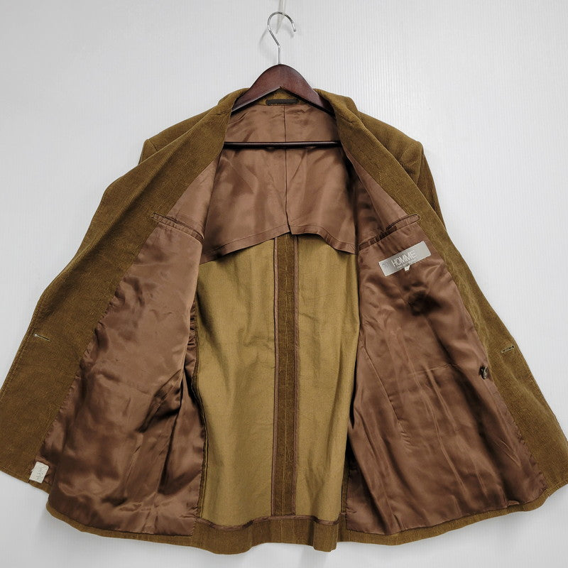 【中古品】【メンズ】 初期 デカオム 70S-80S DOUBLE CORDUROY ダブル コーデュロイ SET UP セット アップ スーツ 140-251218-ya-14-izu サイズ：Ｓ カラー：ブラウン 万代Net店