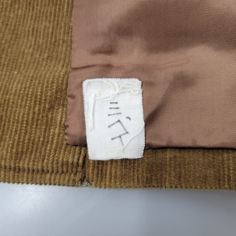 【中古品】【メンズ】 初期 デカオム 70S-80S DOUBLE CORDUROY ダブル コーデュロイ SET UP セット アップ スーツ 140-251218-ya-14-izu サイズ：Ｓ カラー：ブラウン 万代Net店