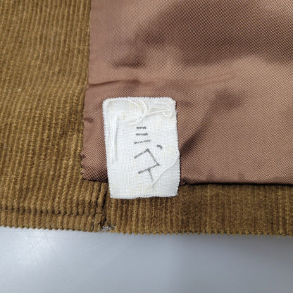 【中古品】【メンズ】 初期 デカオム 70S-80S DOUBLE CORDUROY ダブル コーデュロイ SET UP セット アップ スーツ 140-251218-ya-14-izu サイズ：Ｓ カラー：ブラウン 万代Net店