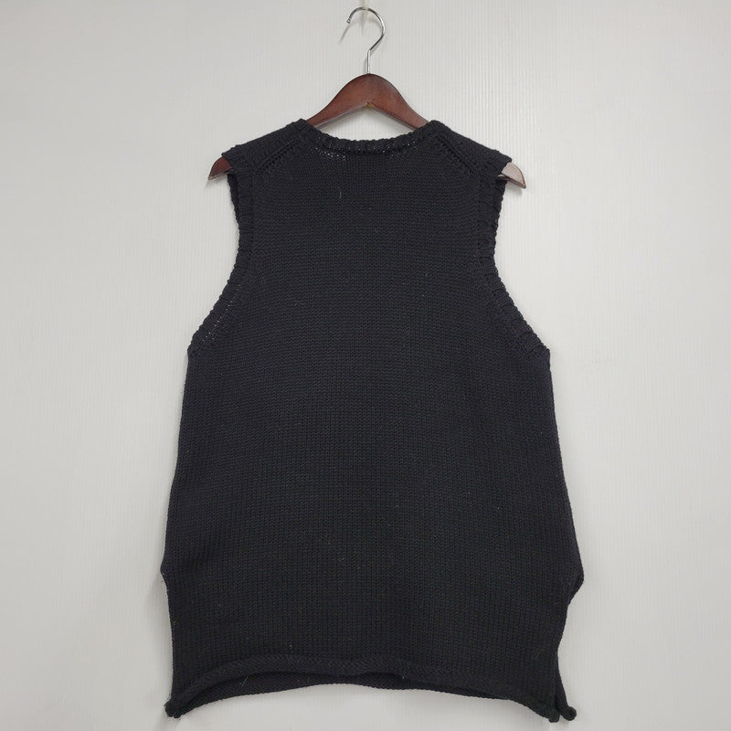 【中古品】【メンズ】 Y's for men ワイズ フォー メン MY-K29-147 90S POCKET GIMMICK ポケット ギミック KNIT VEST ニット ベスト 140-251218-ya-12-izu サイズ：下記参照 カラー：BLACK 万代Net店