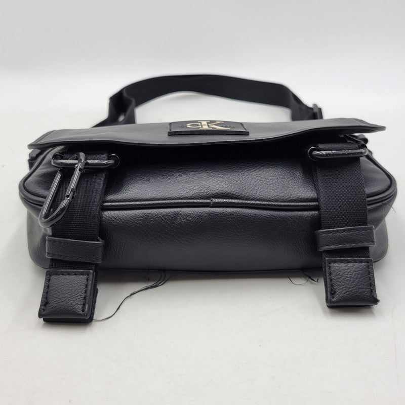 【中古品】【メンズ/レディース】 Calvin klein Jeans カルバンクラインジーンズ SHOULDER BAG HH3817 ショルダーバッグ カバン 鞄 188-251221-as-30-izu カラー：ブラック 万代Net店