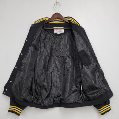 【中古品】【メンズ】 JH DESIGN ジェイエイチデザイン PITTSBURGH PIRATES STADIUM JACKET ピッツバーグ・パイレーツ スタジアムジャケット スタジャン アウター 146-251218-as-08-izu サイズ：XL カラー：ブラック 万代Net店