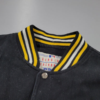 【中古品】【メンズ】 JH DESIGN ジェイエイチデザイン PITTSBURGH PIRATES STADIUM JACKET ピッツバーグ・パイレーツ スタジアムジャケット スタジャン アウター 146-251218-as-08-izu サイズ：XL カラー：ブラック 万代Net店