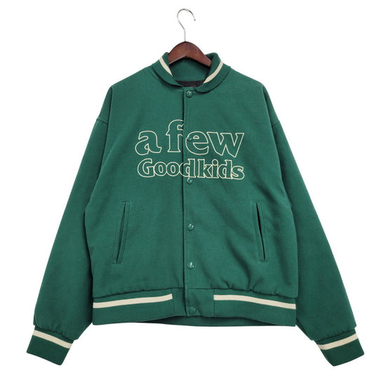 【中古品】【メンズ】 A FEW GOOD KIDS アフューグッドキッズ STADIUM JACKET スタジアムジャケット アウター 142-251227-as-16-izu サイズ：M カラー：グリーン 万代Net店