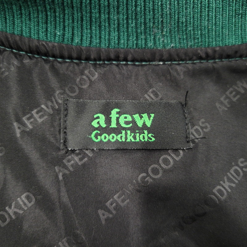 【中古品】【メンズ】 A FEW GOOD KIDS アフューグッドキッズ STADIUM JACKET スタジアムジャケット アウター 142-251227-as-16-izu サイズ：M カラー：グリーン 万代Net店