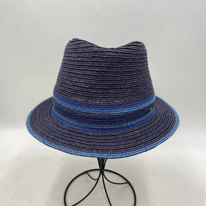 【中古品】【メンズ/レディース】 HERMES エルメス CHAPEAU CLAUDIO HAT シャポー クラウディオ ハット 帽子 服飾雑貨 183-251219-ay-04-izu サイズ：59 カラー：ブルー系 万代Net店