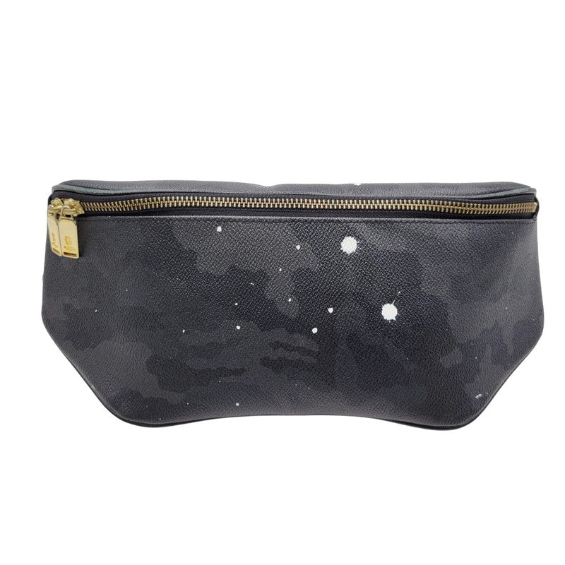 【中古品】【メンズ/レディース】 GENTIL BANDIT ジャンティバンティ DARK CAMO PAINTED BODY BAG ボディバッグ カバン 鞄 188-251221-as-31-izu カラー：ブラック 万代Net店