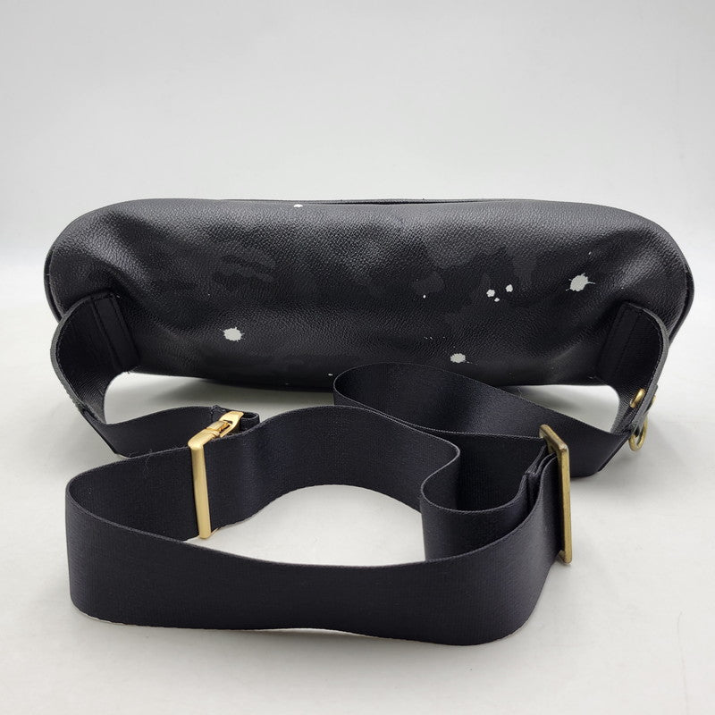 【中古品】【メンズ/レディース】 GENTIL BANDIT ジャンティバンティ DARK CAMO PAINTED BODY BAG ボディバッグ カバン 鞄 188-251221-as-31-izu カラー：ブラック 万代Net店