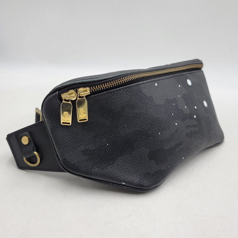 【中古品】【メンズ/レディース】 GENTIL BANDIT ジャンティバンティ DARK CAMO PAINTED BODY BAG ボディバッグ カバン 鞄 188-251221-as-31-izu カラー：ブラック 万代Net店
