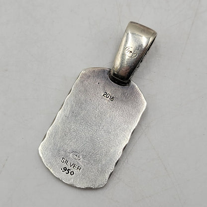 【中古品】【メンズ/レディース】 GOTHIC YOHJI YAMAMOTO ゴシック ヨウジヤマモト DOG TAG PENDANT TOP SV950 2018 ドッグ タグ ペンダント トップ ネックレス アクセサリー 192-251219-ay-13-izu カラー：シルバー 万代Net店