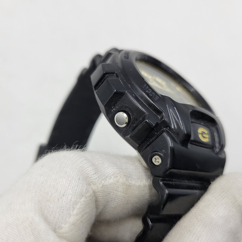 【中古品】【メンズ/レディース】 G-SHOCK ジーショック DIGITAL WATCH DW-6900CB デジタルウォッチ 腕時計 196-251221-as-27-izu カラー：ブラック×ゴールド 万代Net店