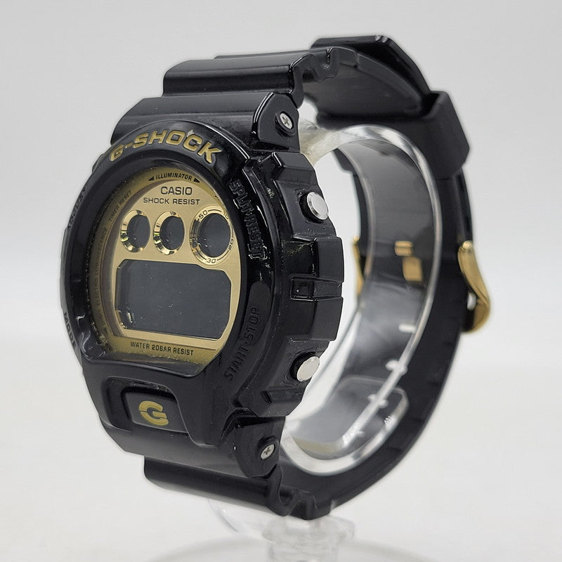 【中古品】【メンズ/レディース】 G-SHOCK ジーショック DIGITAL WATCH DW-6900CB デジタルウォッチ 腕時計 196-251221-as-27-izu カラー：ブラック×ゴールド 万代Net店