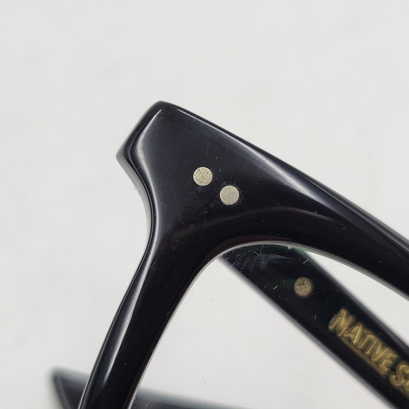 【中古品】【メンズ/レディース】 NATIVE SONS ネイティブ サンズ STILLMAN SUNGLASSES サングラス 眼鏡 メガネ 小物 服飾雑貨 203-251219-ay-12-izu サイズ：45.8口23.2-144 カラー：ブラック×クリア 万代Net店