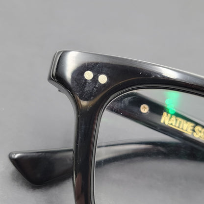【中古品】【メンズ/レディース】 NATIVE SONS ネイティブ サンズ STILLMAN SUNGLASSES サングラス 眼鏡 メガネ 小物 服飾雑貨 203-251219-ay-12-izu サイズ：45.8口23.2-144 カラー：ブラック×クリア 万代Net店